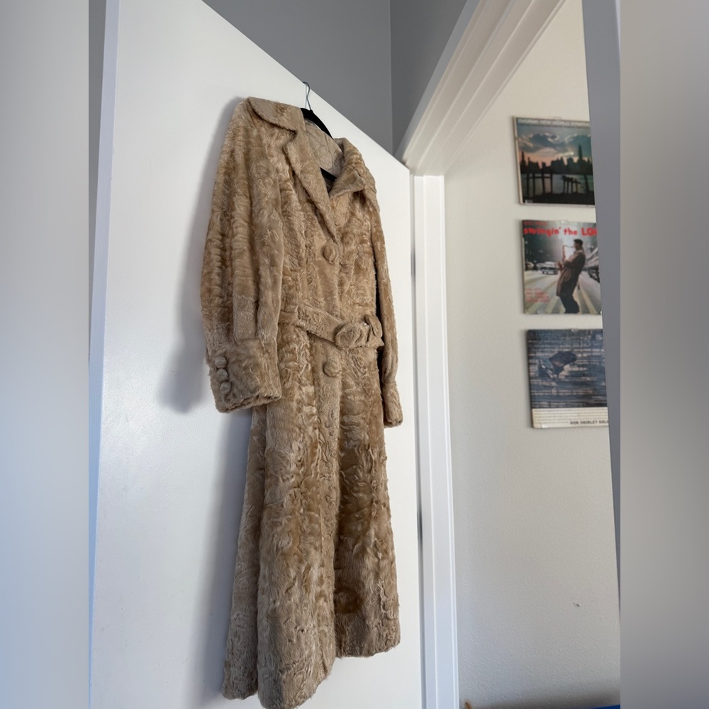 Vintage Lamb Fur Coat